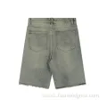 Vintage Jeans Light Wash Denim Cotton Shorts